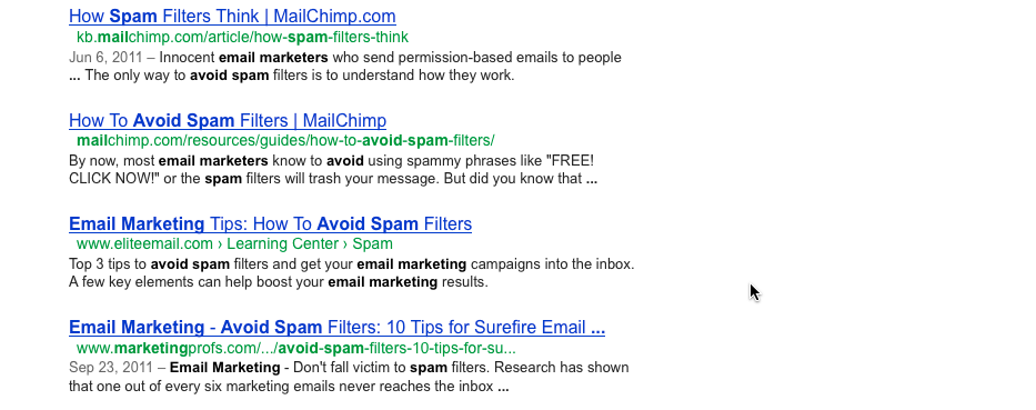 Google search results without google authorship in place