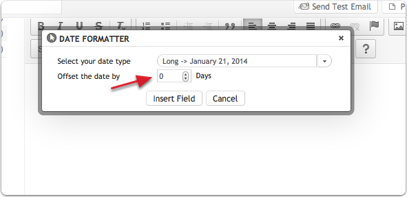 Set a Future Date using a merge field in Ontraport