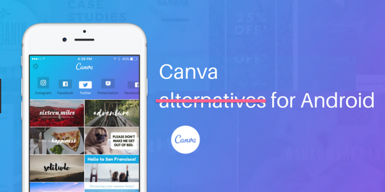 Canva releases Android application
