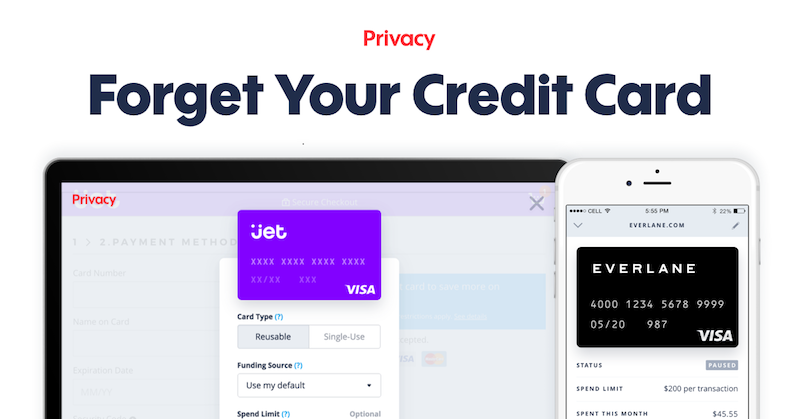 Virtual Credit Cards by Privacy.com