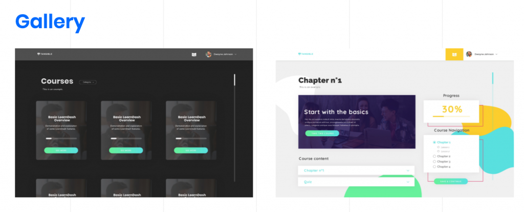 BeaverDash helps create beautiful course page layouts