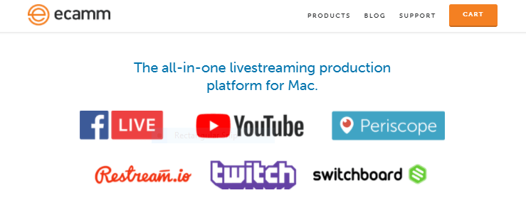 Video Streaming with Ecamm Live