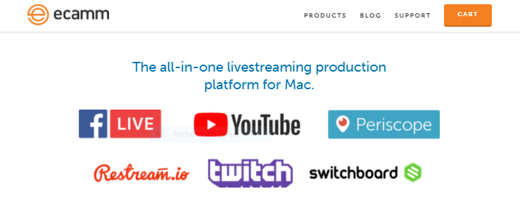 Ecamm Live - Powerful Live Streaming Platform for Mac